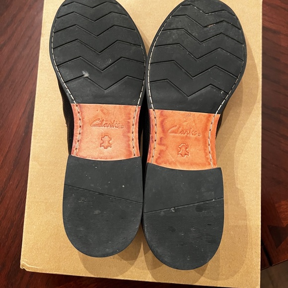 Clarks Frida Loafer Black Leather size 7M - Picture 10 of 15